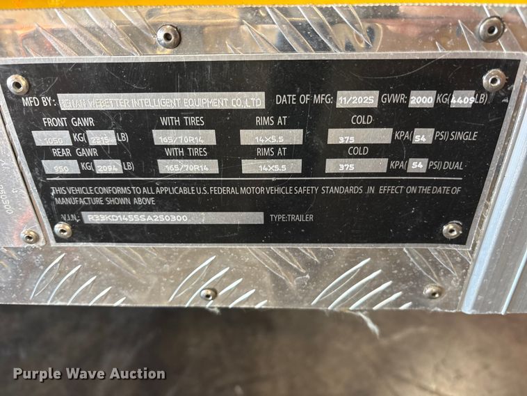 image for item ES8646 2025 Webetter Intelligent Equipment Co. food trailer