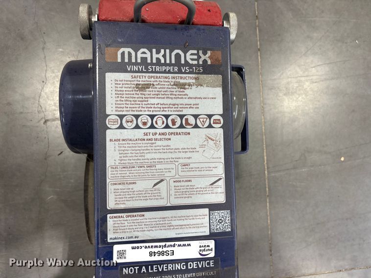 image for item ES8648 Makinex VS-125 floor stripper