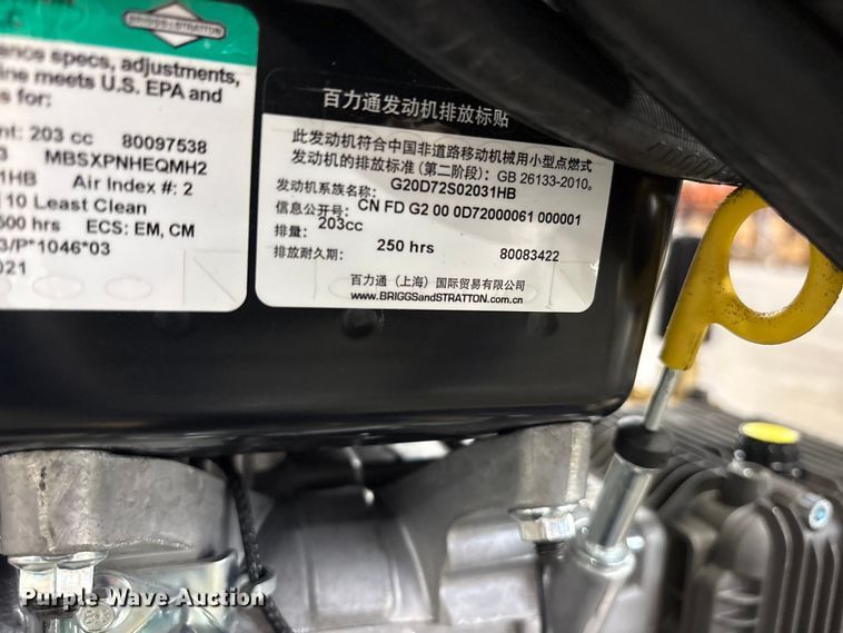 image for item ES8655 2021 Makinex DPW-2500-0AVU pressure washer