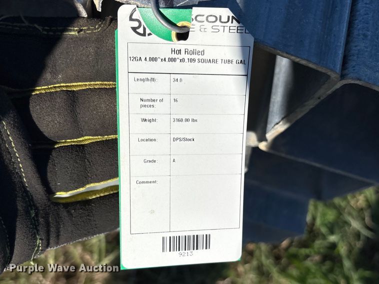 image for item ES8671 (16) 12 gauge galvanized tubing