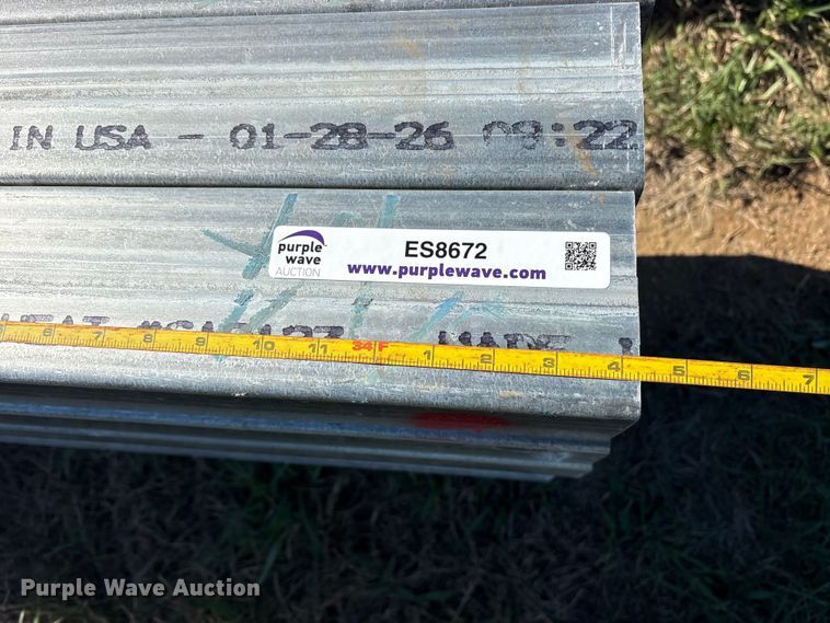 image for item ES8672 (16) 12 gauge galvanized tubing