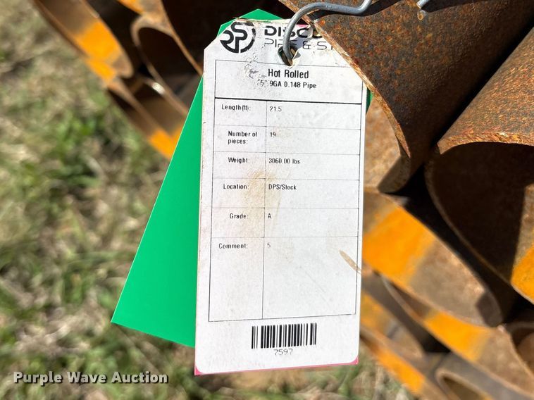 image for item ES8675 (19) joints of 5