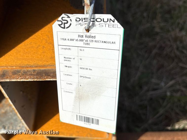 image for item ES8678 (23) 11 gauge galvanized tubing