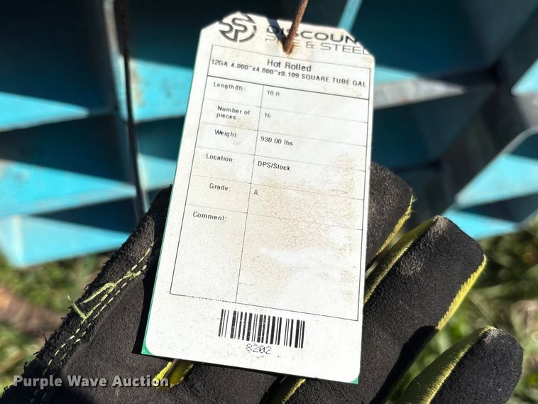 image for item ES8684 (16) 12 gauge galvanized tubing