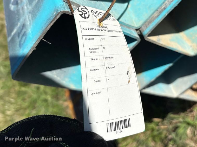 image for item ES8685 (16) 12 gauge galvanized tubing