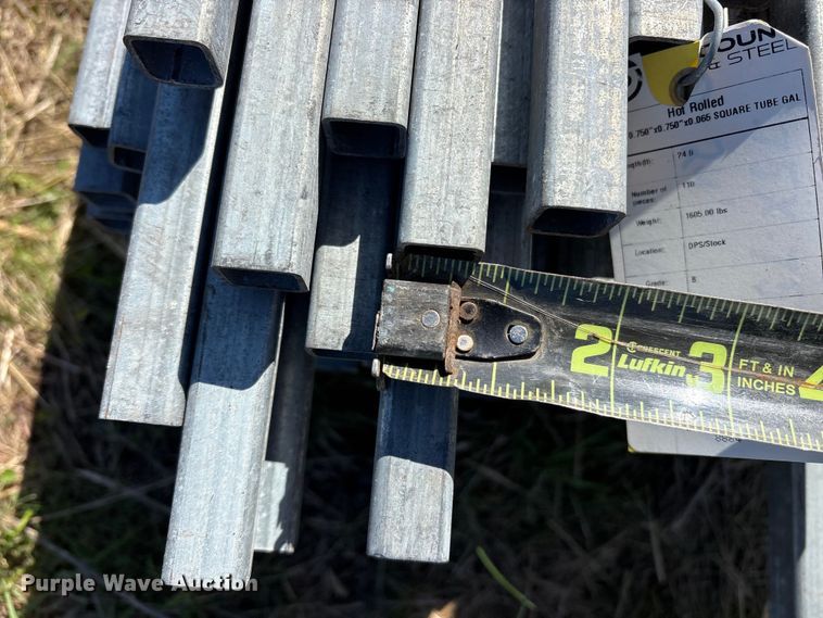 image for item ES8692 (110) 16 gauge galvanized tubing