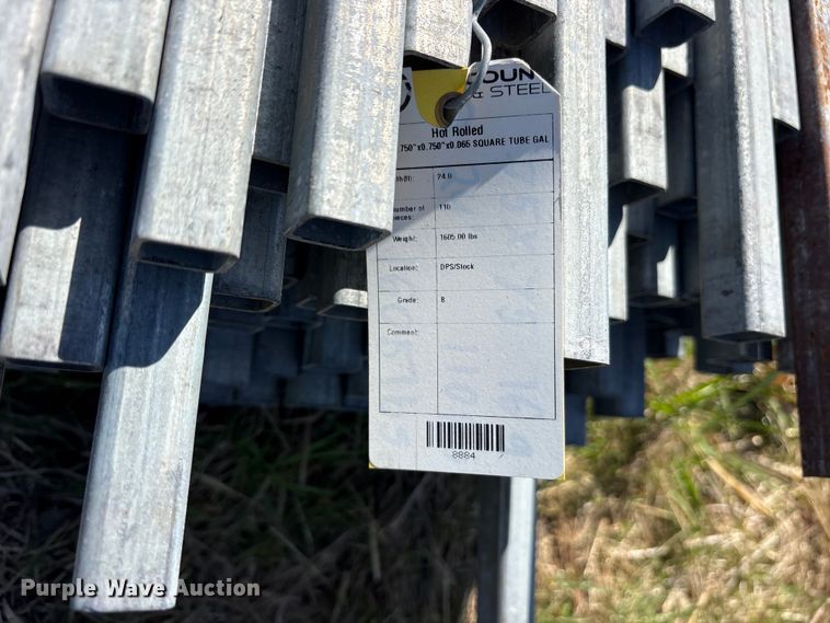 image for item ES8692 (110) 16 gauge galvanized tubing