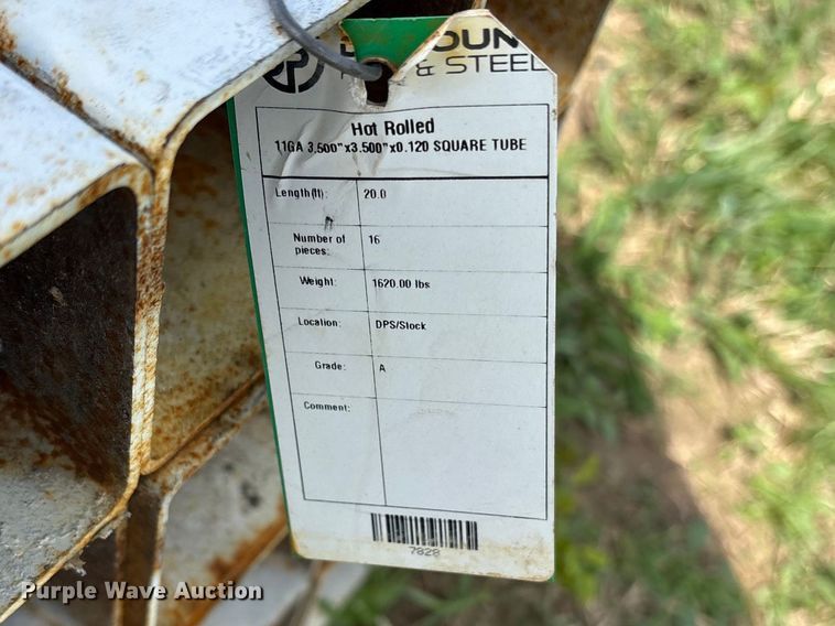 image for item ES8696 (16) 11 gauge galvanized tubing