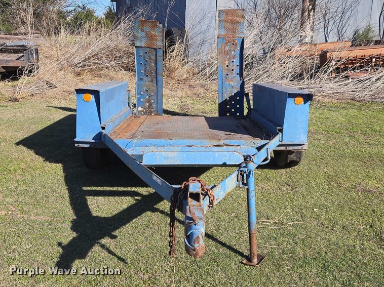image for item ET1321 Shop built equipment trailer