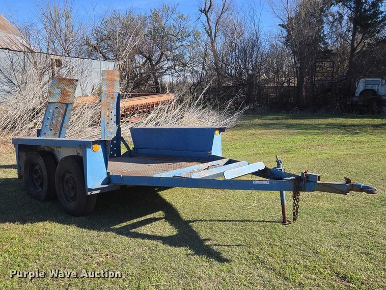image for item ET1321 Shop built equipment trailer