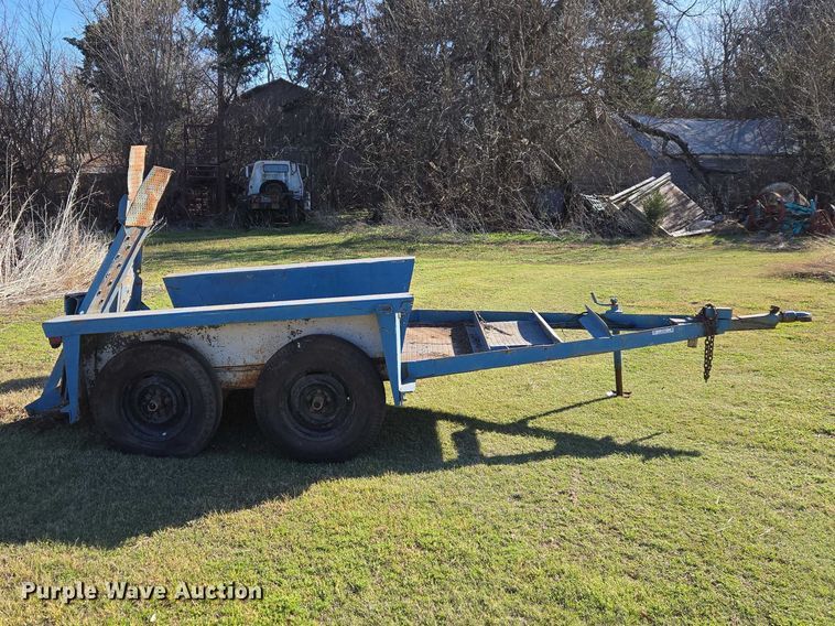 image for item ET1321 Shop built equipment trailer