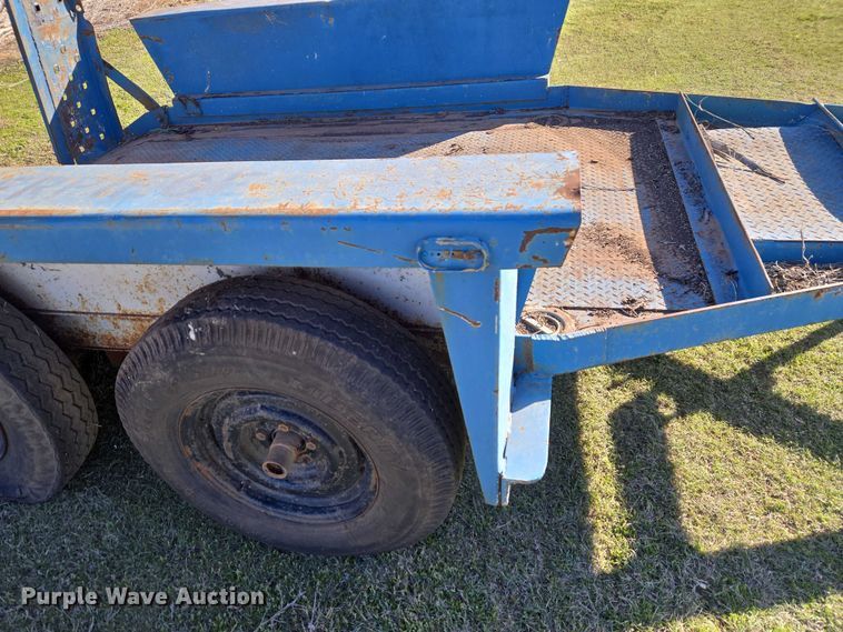 image for item ET1321 Shop built equipment trailer