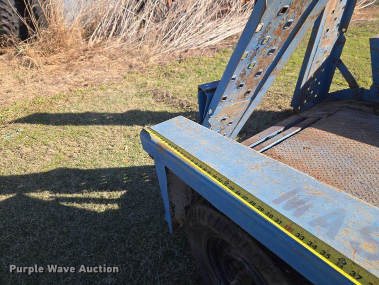 image for item ET1321 Shop built equipment trailer