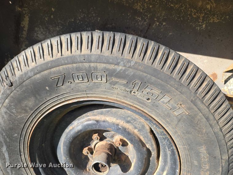 image for item ET1321 Shop built equipment trailer