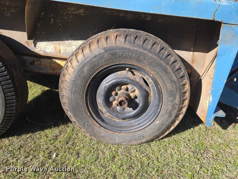 image for item ET1321 Shop built equipment trailer