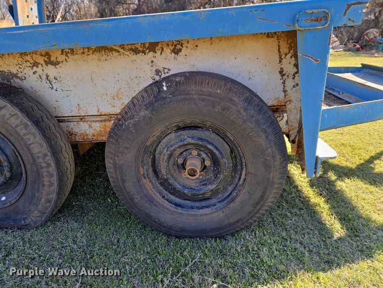 image for item ET1321 Shop built equipment trailer