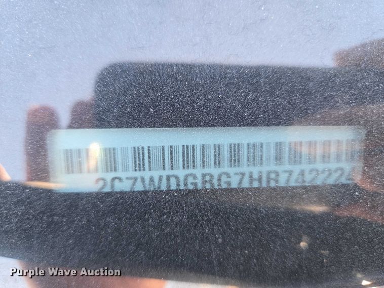 image for item ET1390 2017 Dodge Grand Caravan handicap accessible van