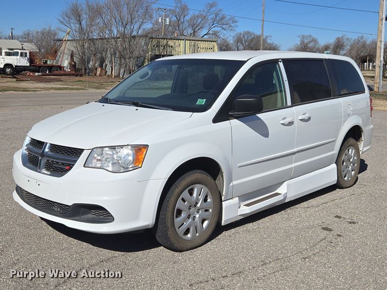 image for item ET1396 2015 Dodge Grand Caravan handicap accessible van