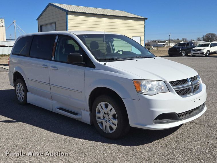 image for item ET1396 2015 Dodge Grand Caravan handicap accessible van