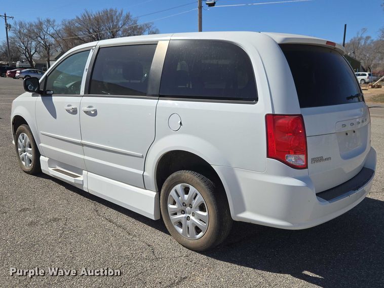 image for item ET1396 2015 Dodge Grand Caravan handicap accessible van