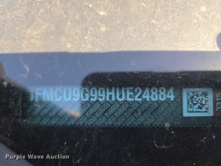 image for item ET1457 2017 Ford Escape SUV