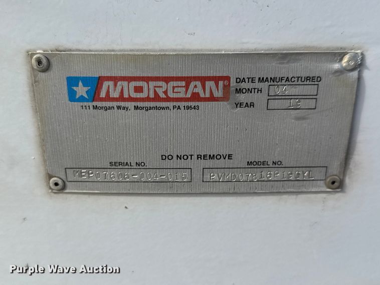 image for item ET4154 2019 GMC Savana 3500 box truck