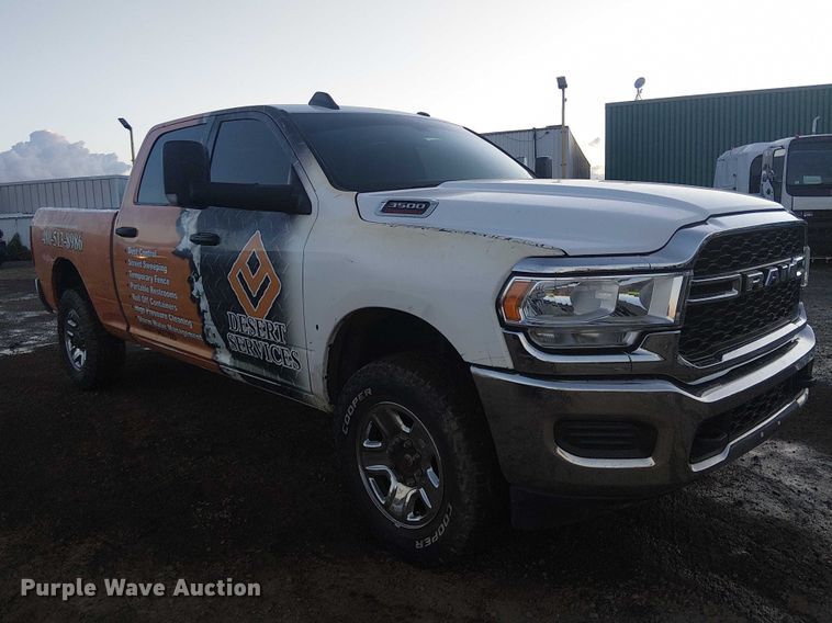image for item EU2639 2020 RAM 3500 Crew Cab pickup truck