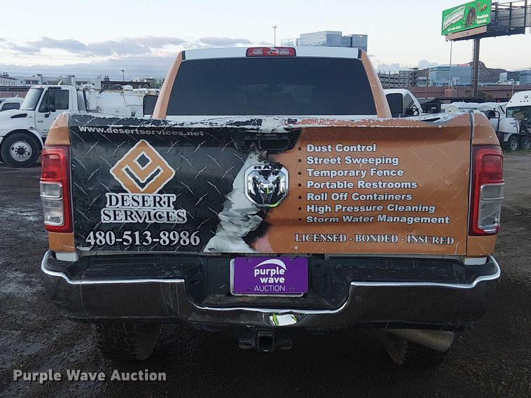 image for item EU2639 2020 RAM 3500 Crew Cab pickup truck