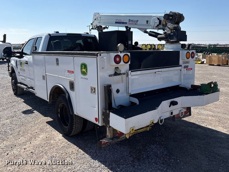 image for item EU4976 2020 Ford F350 Super Duty XL Ext. Cab utility bed pickup truck