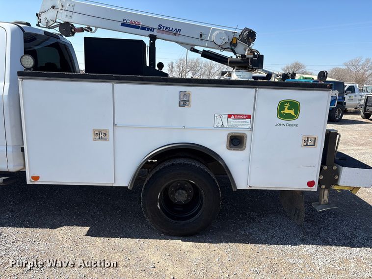 image for item EU4976 2020 Ford F350 Super Duty XL Ext. Cab utility bed pickup truck