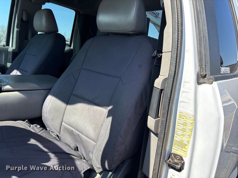 image for item EU4976 2020 Ford F350 Super Duty XL Ext. Cab utility bed pickup truck