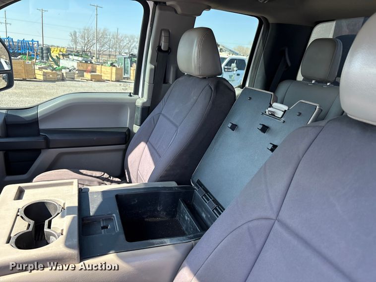 image for item EU4976 2020 Ford F350 Super Duty XL Ext. Cab utility bed pickup truck