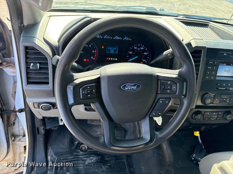 image for item EU4976 2020 Ford F350 Super Duty XL Ext. Cab utility bed pickup truck