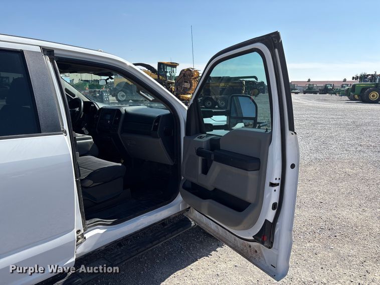 image for item EU4976 2020 Ford F350 Super Duty XL Ext. Cab utility bed pickup truck