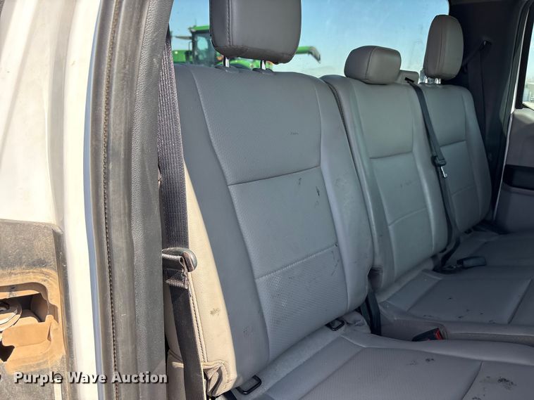 image for item EU4976 2020 Ford F350 Super Duty XL Ext. Cab utility bed pickup truck