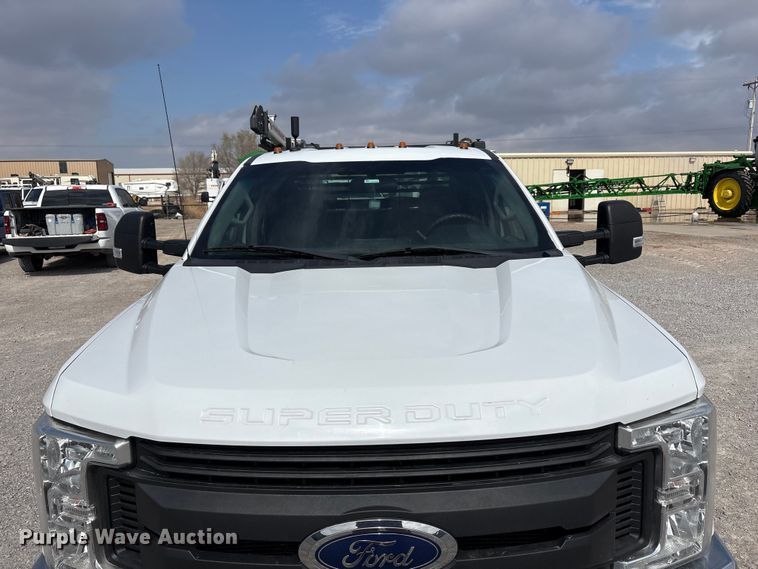 image for item EU4979 2018 Ford F350 Super Duty XL Ext. Cab utility bed pickup truck