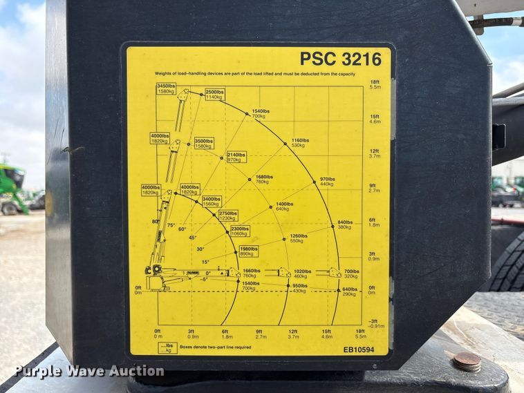 image for item EU4979 2018 Ford F350 Super Duty XL Ext. Cab utility bed pickup truck