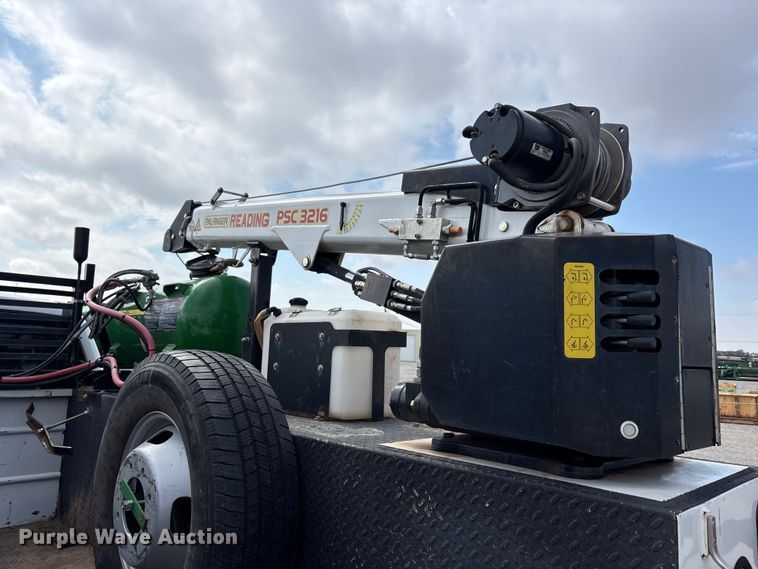 image for item EU4979 2018 Ford F350 Super Duty XL Ext. Cab utility bed pickup truck