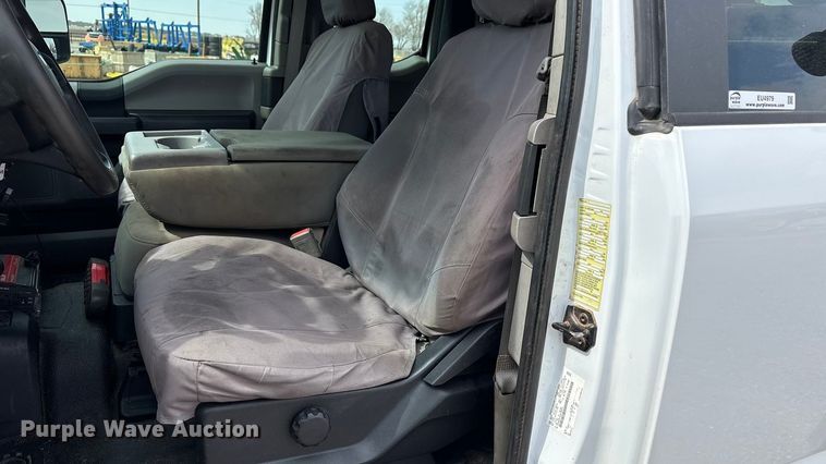 image for item EU4979 2018 Ford F350 Super Duty XL Ext. Cab utility bed pickup truck