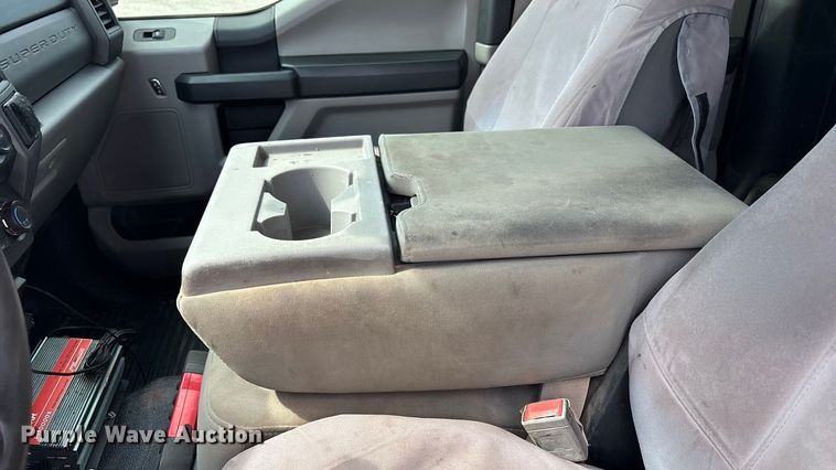 image for item EU4979 2018 Ford F350 Super Duty XL Ext. Cab utility bed pickup truck