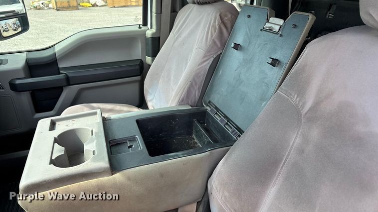 image for item EU4979 2018 Ford F350 Super Duty XL Ext. Cab utility bed pickup truck