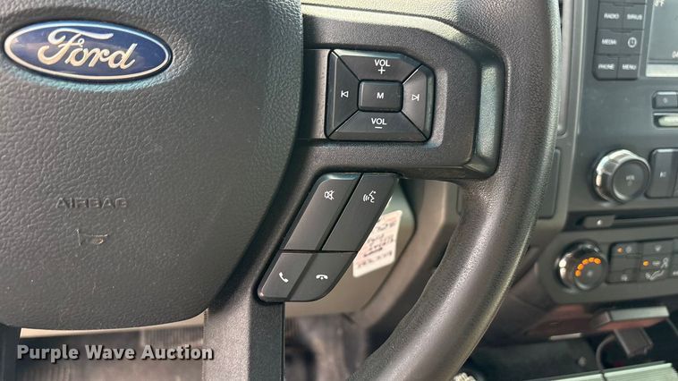 image for item EU4979 2018 Ford F350 Super Duty XL Ext. Cab utility bed pickup truck