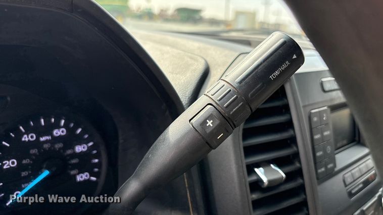 image for item EU4979 2018 Ford F350 Super Duty XL Ext. Cab utility bed pickup truck