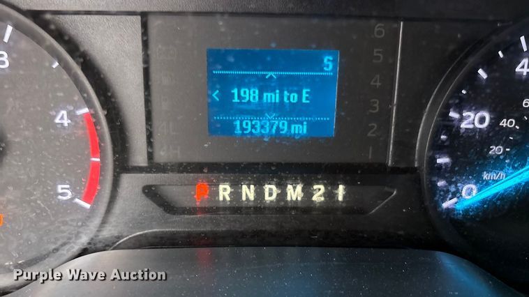 image for item EU4979 2018 Ford F350 Super Duty XL Ext. Cab utility bed pickup truck