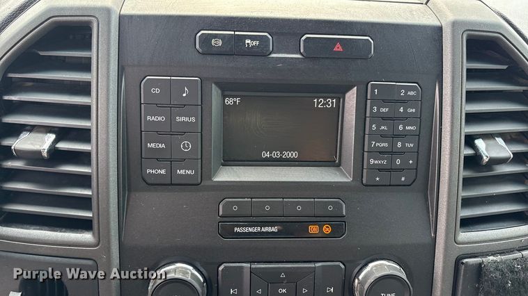 image for item EU4979 2018 Ford F350 Super Duty XL Ext. Cab utility bed pickup truck