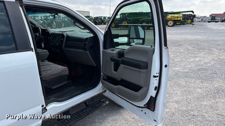 image for item EU4979 2018 Ford F350 Super Duty XL Ext. Cab utility bed pickup truck