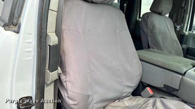 image for item EU4979 2018 Ford F350 Super Duty XL Ext. Cab utility bed pickup truck