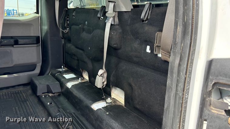 image for item EU4979 2018 Ford F350 Super Duty XL Ext. Cab utility bed pickup truck