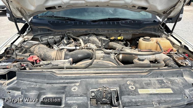 image for item EU4979 2018 Ford F350 Super Duty XL Ext. Cab utility bed pickup truck