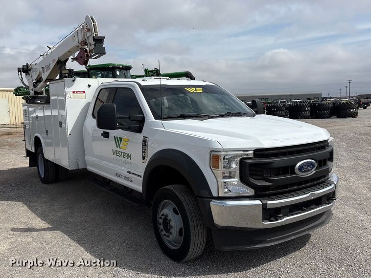 image for item EU4980 2021 Ford F550 Super Duty XL utility / service truck